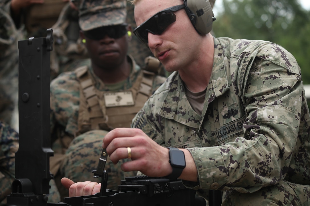 U.S. Marines conduct a machine gun range at Atlantic Alliance '25 (AA25)