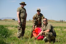 Airmen with the 75th Operations Support Squadron conduct landing zone safety officer training at Hill Air Force Base, Utah June 28, 2025.