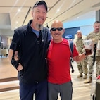 MAJ Jeremy Ditlevson and SFC Henry Escobedo arriving in Colorado Springs for the 2025 Warrior Games
