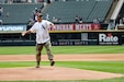 LTG Landes first pitch