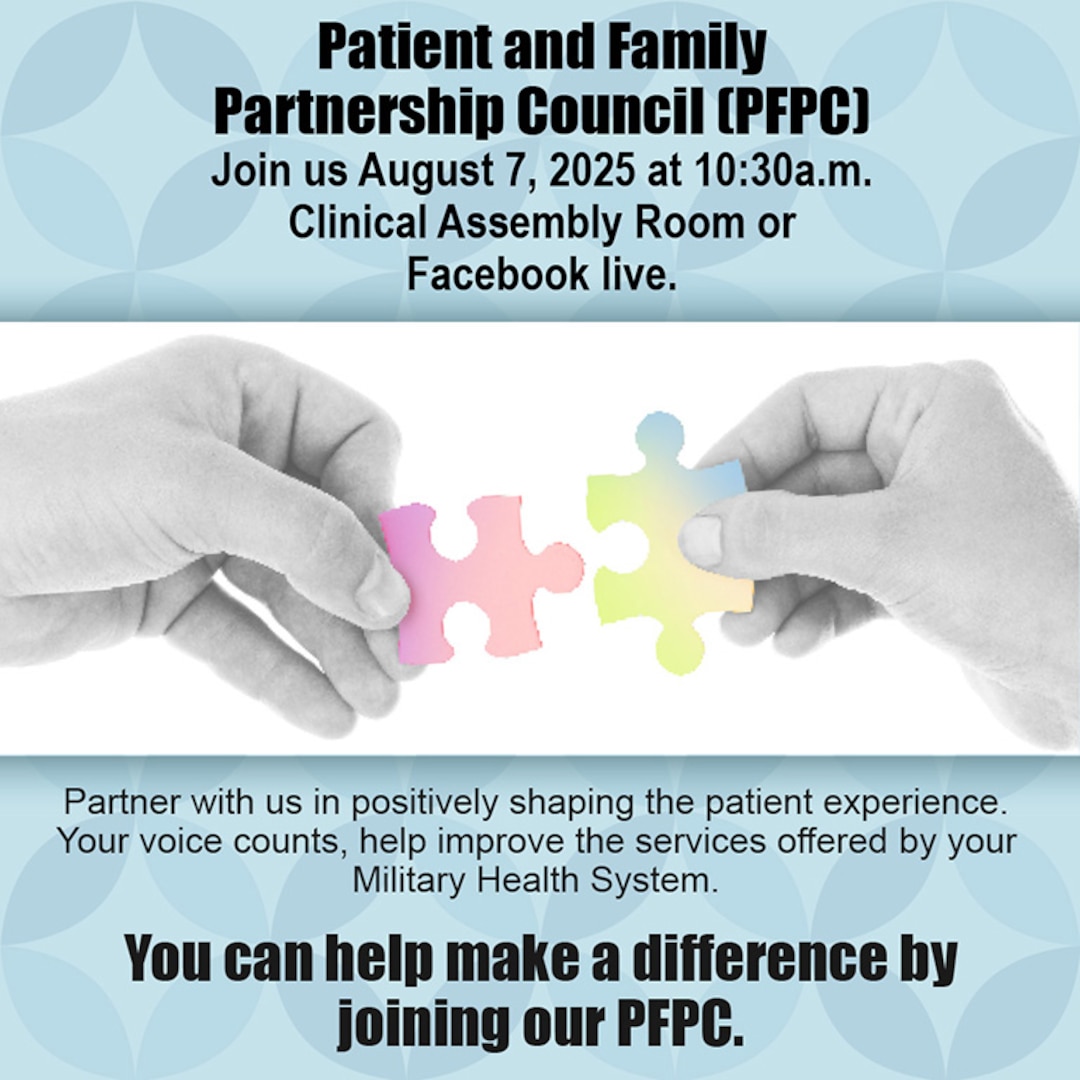 PFPC continues to meet quarterly to provide patients, families, and readiness leaders with updates on healthcare topics.