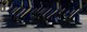 Legs of Army Soldiers who are dressed in ceremonial uniforms and marching in a parade.