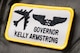 North Dakota Gov. Kelly Armstrong was provided a custom flight suit patch to wear during an orientation flight at Minot Air Force Base, North Dakota, June 30, 2025. During his visit, Armstrong met with Team Minot Airmen and flew in a B-52H Stratofortress. (U.S. Air Force photo by Senior Airman Kendra A. Ransum)