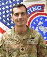 Headshot of LTC Burlazzi, incoming Raleigh Battalion Commander
