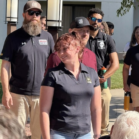 Team Army receiving their welcome briefing as they get ready for this year’s Warrior Games!