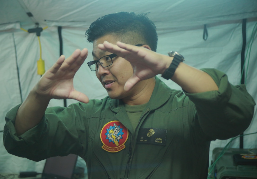 U.S. Marines conduct a mock Combat Operations Center (COC) at Atlantic Alliance '25 (AA25)
