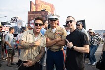 U.S. Marine Corps Sgt. Maj. Carlos A. Ruiz, the 20th sergeant major of the Marine Corps, participates in Marine Week Nashville, Nashville, Tennessee, June 1-2, 2025. As part of Marine Week Nashville, Ruiz met with veterans of the Marine Corps League, was named the Honorary Race Official for the Cracker Barrel 400 at Nashville Superspeedway, participated in a reenlistment ceremony, conducted a physical training event, and was the Guest of Honor for a wreath laying ceremony. Marine Week Nashville featured activations across Nashville and honored the Marine Corps’ legacy of support and fidelity to local communities. (U.S. Marine Corps photo by GySgt Jordan E. Gilbert)