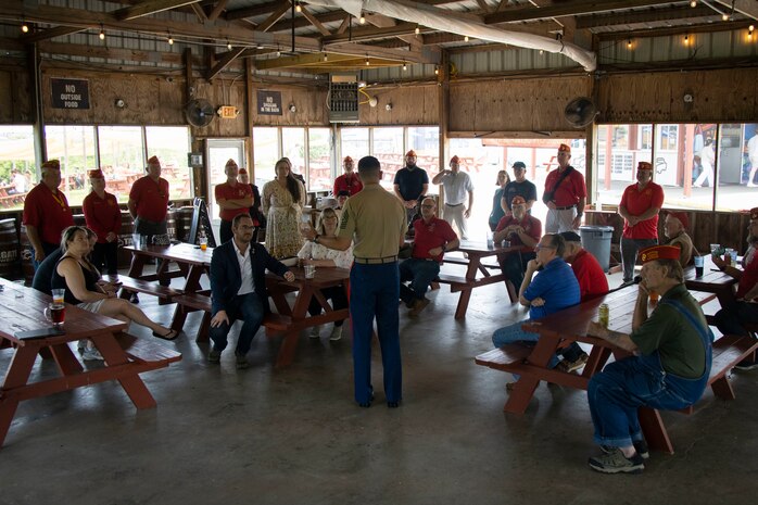 U.S. Marine Corps Sgt. Maj. Carlos A. Ruiz, the 20th sergeant major of the Marine Corps, participates in Marine Week Nashville, Nashville, Tennessee, June 1-2, 2025. As part of Marine Week Nashville, Ruiz met with veterans of the Marine Corps League, was named the Honorary Race Official for the Cracker Barrel 400 at Nashville Superspeedway, participated in a reenlistment ceremony, conducted a physical training event, and was the Guest of Honor for a wreath laying ceremony. Marine Week Nashville featured activations across Nashville and honored the Marine Corps’ legacy of support and fidelity to local communities. (U.S. Marine Corps photo by GySgt Jordan E. Gilbert)