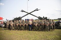 U.S. Marine Corps Sgt. Maj. Carlos A. Ruiz, the 20th sergeant major of the Marine Corps, participates in Marine Week Nashville, Nashville, Tennessee, June 1-2, 2025. As part of Marine Week Nashville, Ruiz met with veterans of the Marine Corps League, was named the Honorary Race Official for the Cracker Barrel 400 at Nashville Superspeedway, participated in a reenlistment ceremony, conducted a physical training event, and was the Guest of Honor for a wreath laying ceremony. Marine Week Nashville featured activations across Nashville and honored the Marine Corps’ legacy of support and fidelity to local communities. (U.S. Marine Corps photo by GySgt Jordan E. Gilbert)