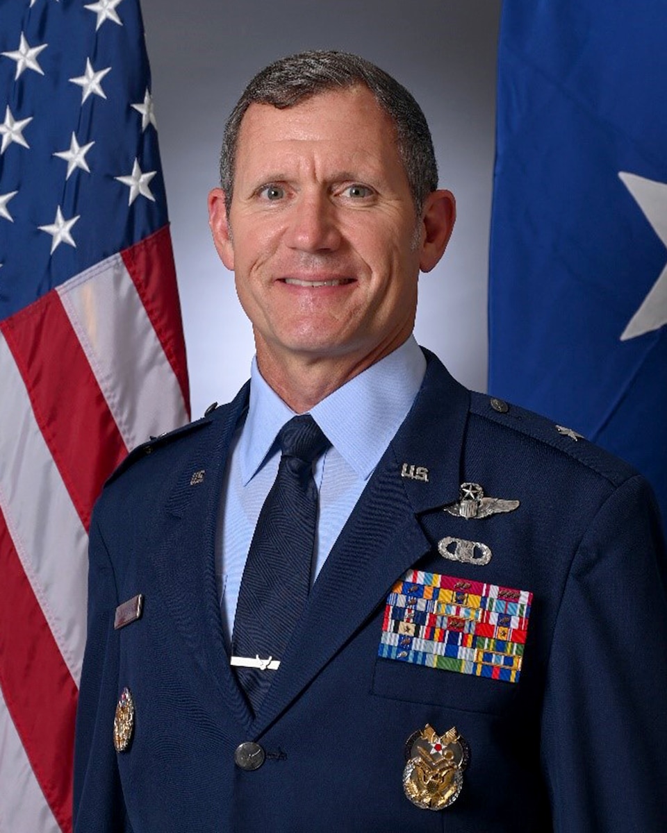head shot of a military member for a official photo