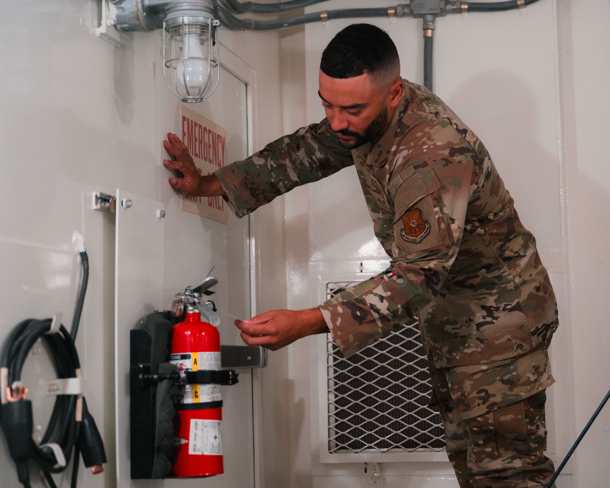 Air Force missile maintainers are responsible for the upkeep, repair, and readiness of Minuteman III, launch facilities, and support systems, playing a vital role in sustaining the nation's nuclear deterrent capability. (U.S. Air Force photo by Airman Nicholas Rowe)