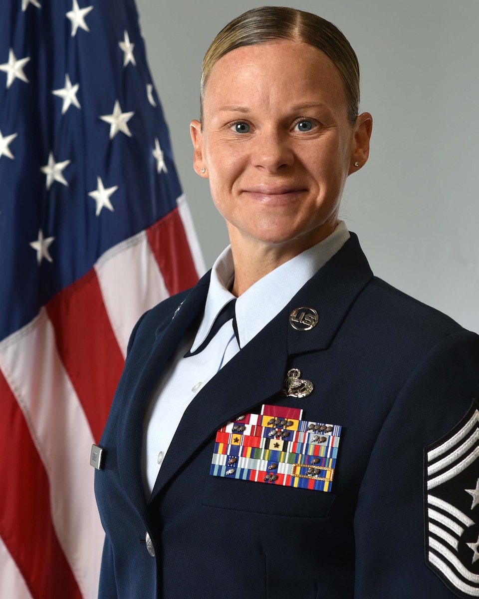 Female posing for an official photo