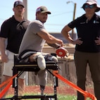Retired Sgt. Jason Smith is looking for gold this year after grabbing the bronze in the 2024 Warrior Games at seated discus.