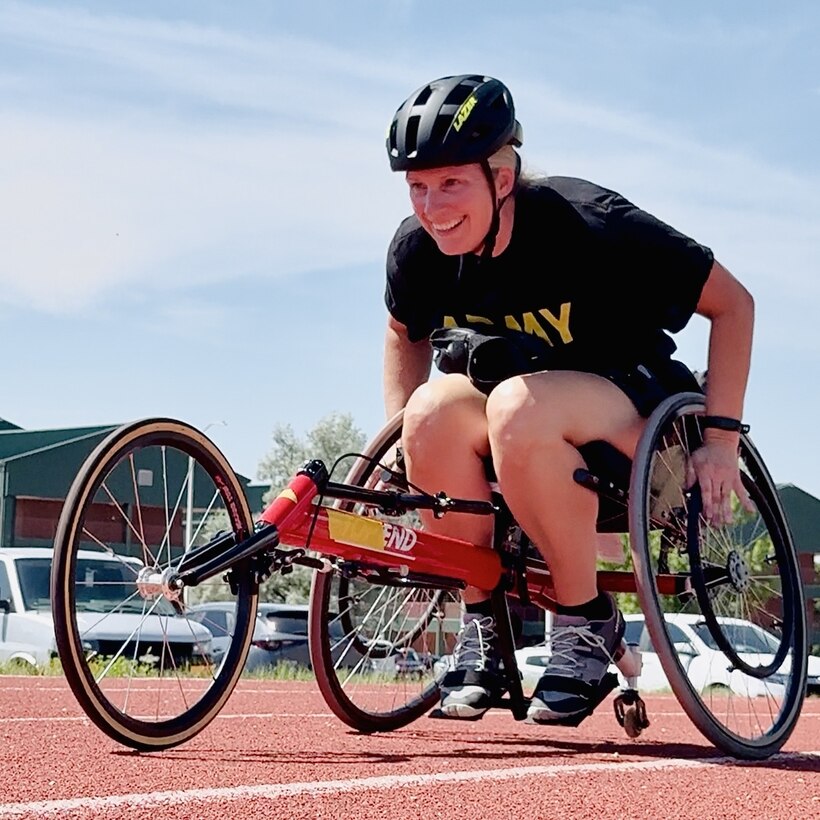 Maj. Sparks is grinning ear to ear with excitement for this year’s Warrior Games.