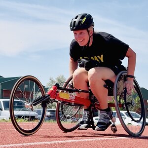 Maj. Sparks is grinning ear to ear with excitement for this year’s Warrior Games.