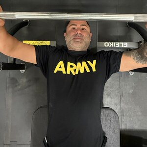Cpt. Rivera prepping for his first lift of the day.