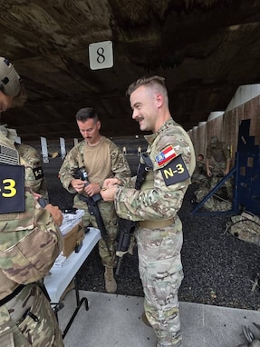 SSG Nicholas White represents the Georgia Army National Guard during the Best Warrior Competition held in Maryland.