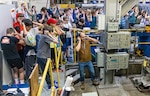 NUWC Division Newport employees, 250 children share in STEM demonstrations as part of Bring a Child to Work Day