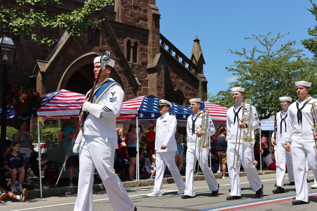 Navy Band Northeast was honored to once again take part in the Bristol 4th of July Parade, America's longest-running Independence Day parade, held every year on Independence Day since 1785.