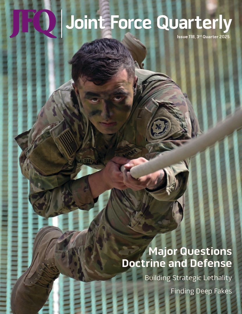 Soldier moves across rope during Wolf Blitz 25 at Grafenwoehr Training Area, Germany.