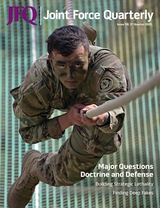 Soldier moves across rope during Wolf Blitz 25 at Grafenwoehr Training Area, Germany.