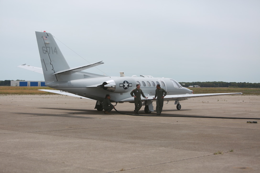 U.S. Marine Aircraft Group 41 Senior Leaders Visit Subordinate Units during Atlantic Alliance 25