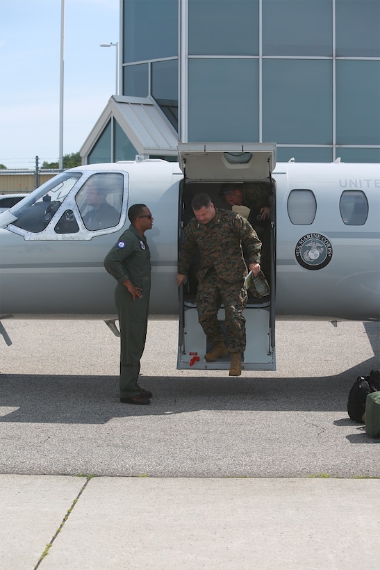 U.S. Marine Aircraft Group 41 Senior Leaders Visit Subordinate Units during Atlantic Alliance 25