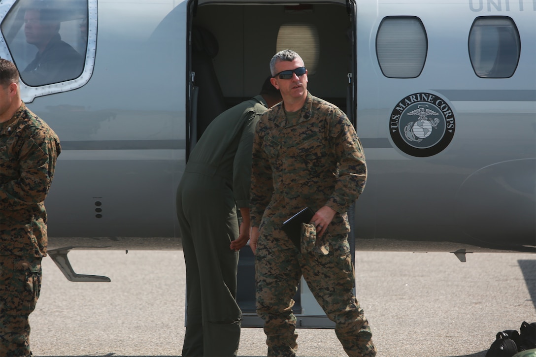 U.S. Marine Aircraft Group 41 Senior Leaders Visit Subordinate Units during Atlantic Alliance 25