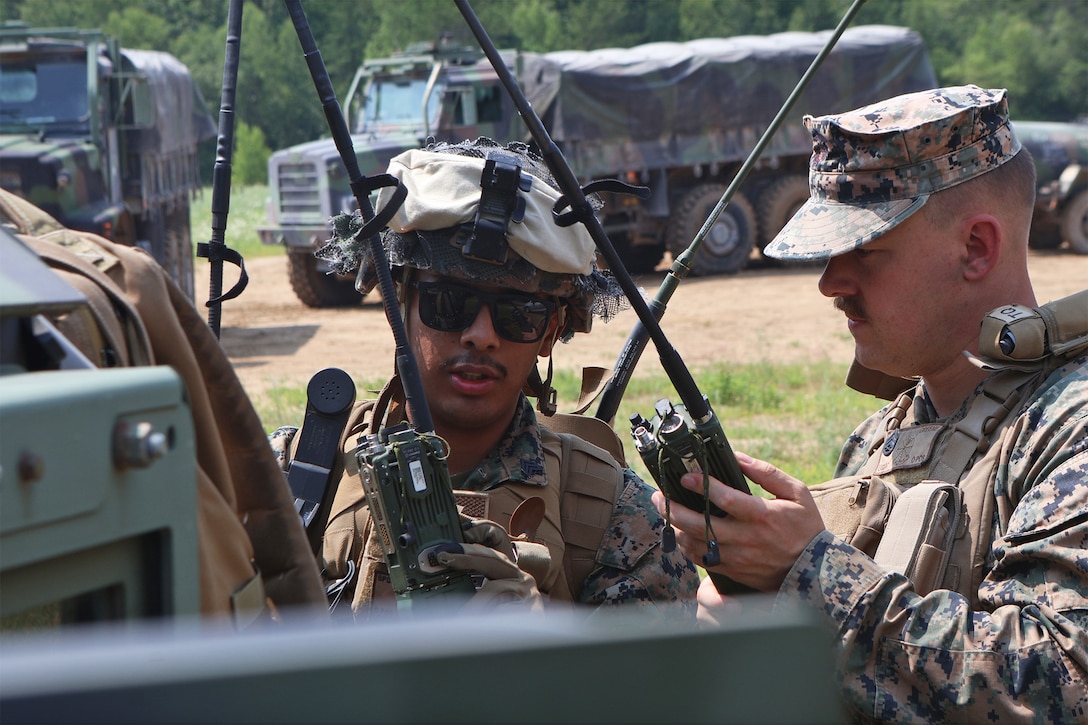 U.S. Marines Conduct Communication Drills During Atlantic Alliance 25