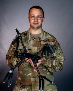 U.S. Air Force Airman 1st Class Richardson, a contracting specialist, poses for a photo at Whiteman Air Force Base, Missouri, April 30, 2025. Project Arc is a selective Air Force program focused on solving operational challenges. (U.S. Air Force photo by Senior Airman Bryce Moore)