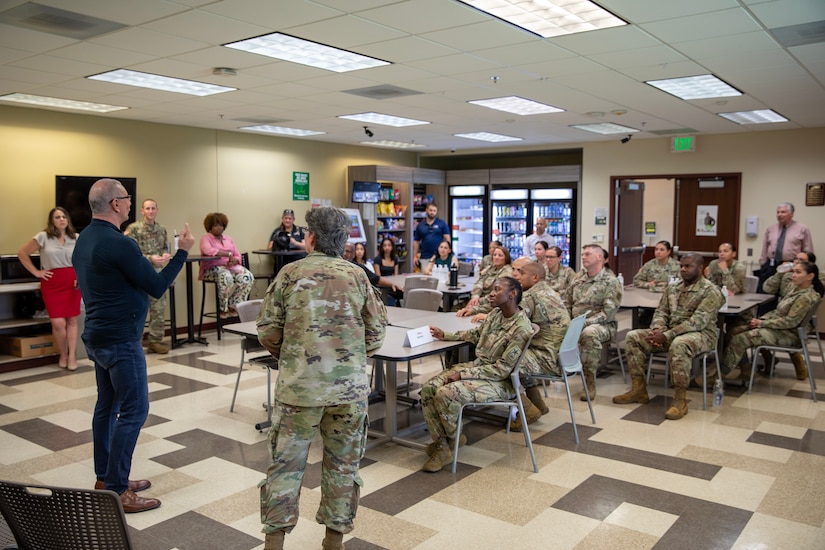 Putting people first: Chef Robert Irvine visits Fort Belvoir to champion warfighter wellness
