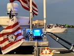 A Coast Guard Station Sand Key law enforcement crew terminated an illegal charter operating on the Intracoastal Waterway near Madeira Beach, Sunday. (U.S. Coast Guard courtesy photo)