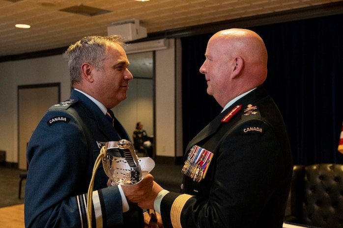 NORAD transfer of appointment and CANELEMNORAD change of command