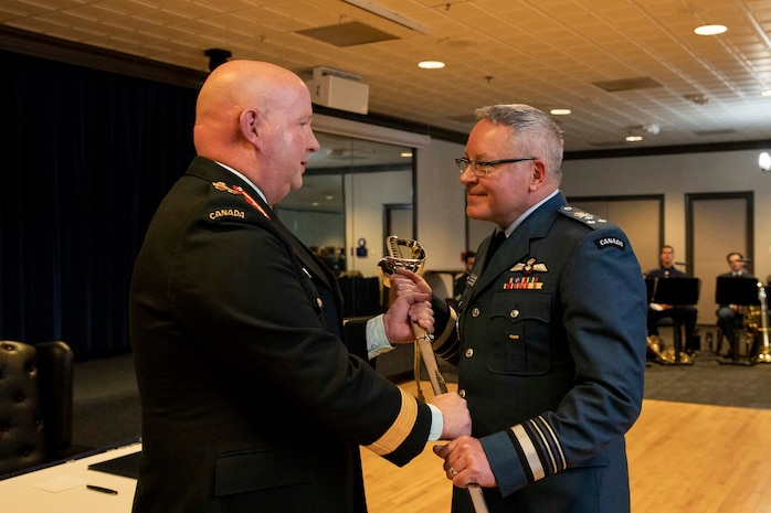 NORAD transfer of appointment and CANELEMNORAD change of command