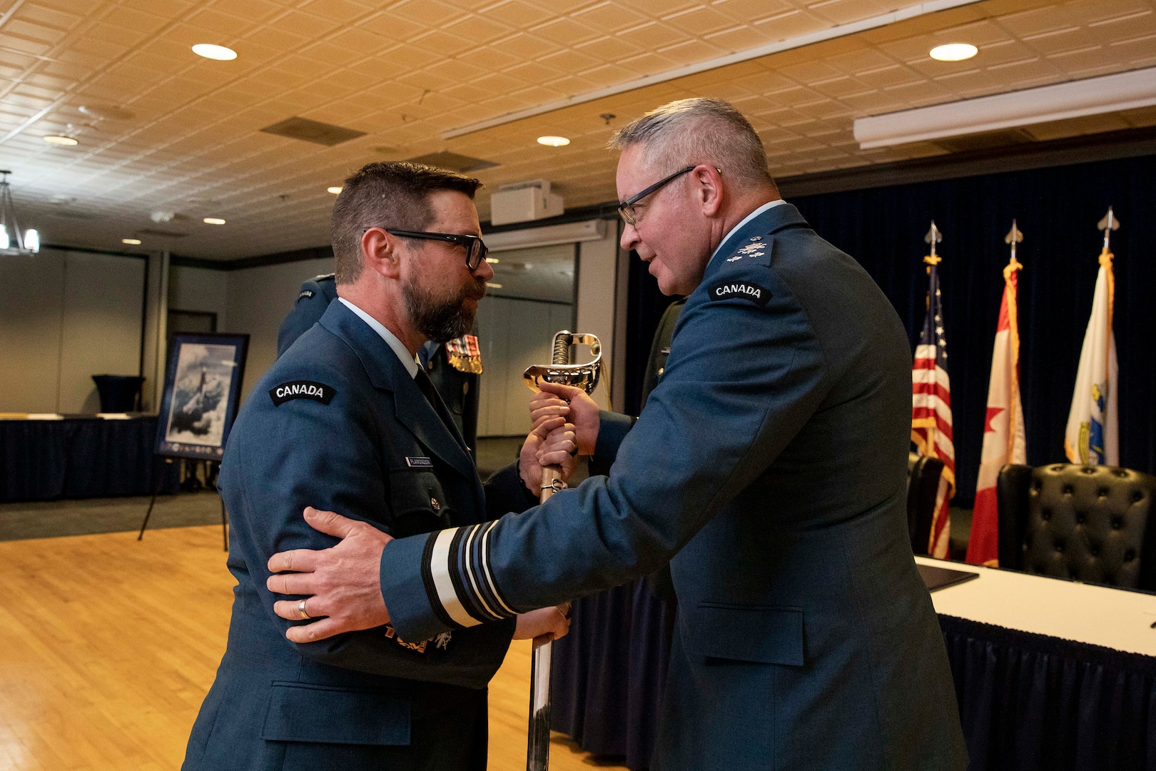 NORAD transfer of appointment and CANELEMNORAD change of command