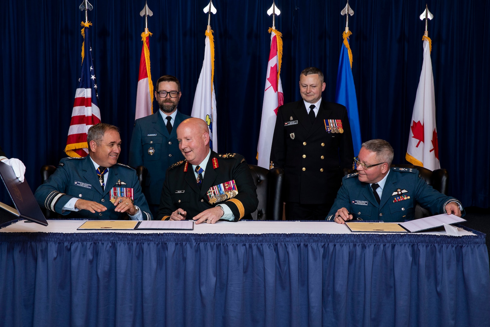 NORAD transfer of appointment and CANELEMNORAD change of command