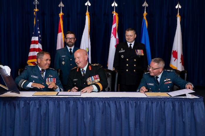 NORAD transfer of appointment and CANELEMNORAD change of command