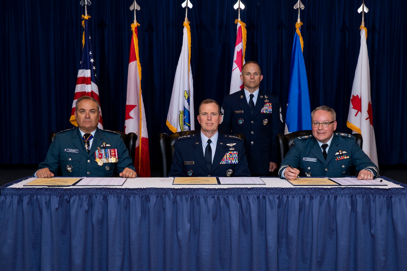 NORAD transfer of appointment and CANELEMNORAD change of command