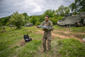 Drone inspection during Combined Resolve