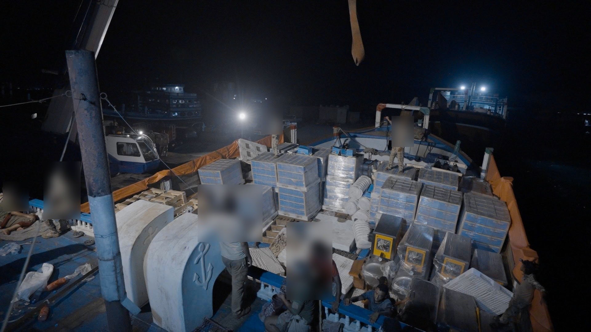 The Yemeni National Resistance Forces (NRF) intercepted and seized over 750 tons of munitions and hardware to include hundreds of advanced cruise, anti-ship, and anti-aircraft missiles, warheads and seekers, components as well as hundreds of drone engines, air defense equipment, radar systems, and communications equipment. According to the NRF, there were manuals in Farsi and many of the systems were manufactured by a company affiliated with the Iranian Ministry of Defense that is sanctioned by the United States. The illegal shipment was intended for use by the Iranian-backed Houthis. (U.S. Central Command Public Affairs courtesy photo)
