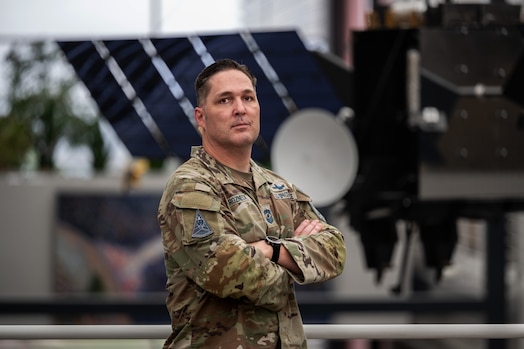  Chief Master Sgt. Michael Rozneck, command senior enlisted leader, Space Operations Command.