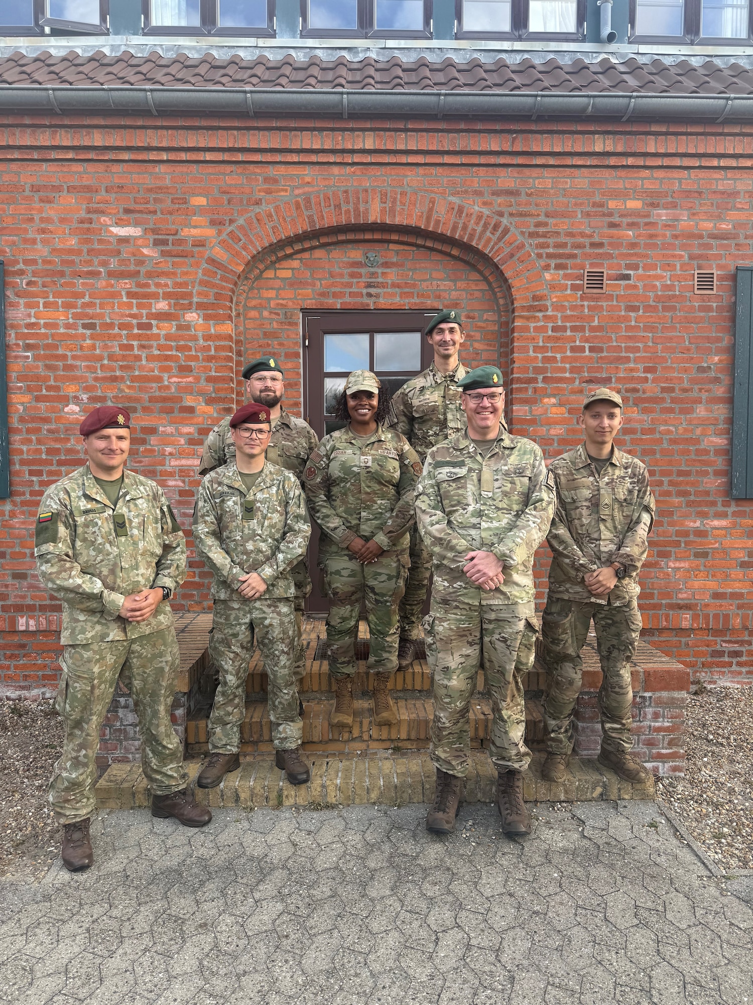 Senior Master Sgt. Erin Esquer, senior enlisted leader of the 624th Aeromedical Staging Squadron, participated in an international Military Reserve Exchange Program hosted by the Danish Home Guard, June 29 - July 6, 2025.