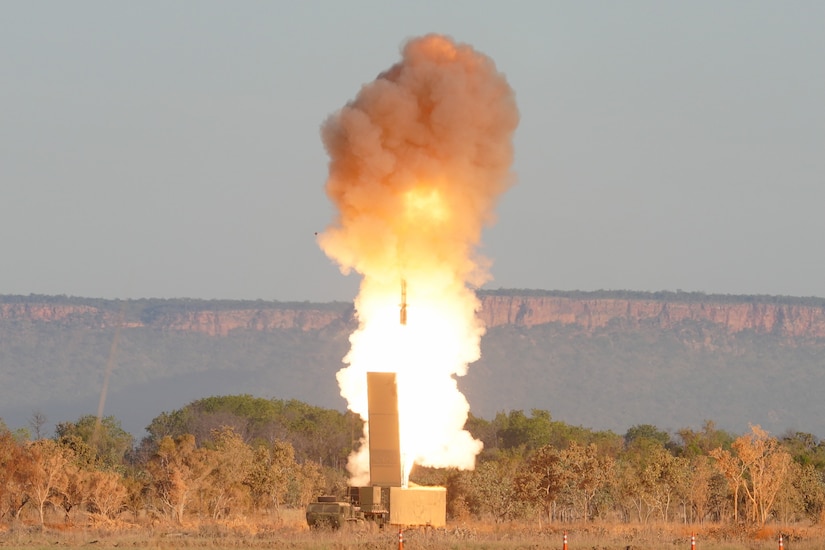 NORTHERN TERRITORY, Australia — 3rd Multi-Domain Task Force (3MDTF) conducts the first Mid-Range Capability live fire exercise outside of the continental United States successfully sinking a maritime target with a Standard Missile-6 Force during Exercise Talisman Sabre 25 on July 16, 2025.