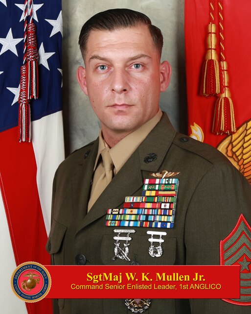 Sgt. Maj. William K. Mullen Jr. > I Marine Expeditionary Force > Biography
