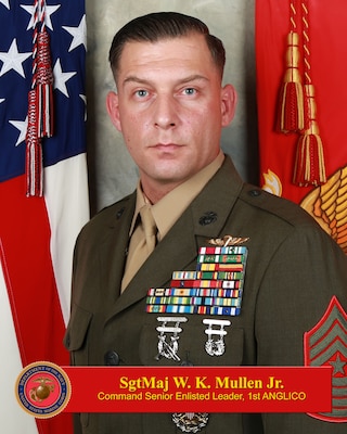 Portrait of Sgt. Maj. William K. Mullen Jr.
