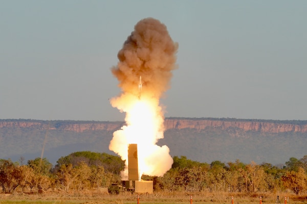 NORTHERN TERRITORY, Australia — 3rd Multi-Domain Task Force (3MDTF) conducts the first Mid-Range Capability live fire exercise outside of the continental United States successfully sinking a maritime target with a Standard Missile-6 Force during Exercise Talisman Sabre 25 on July 16, 2025.