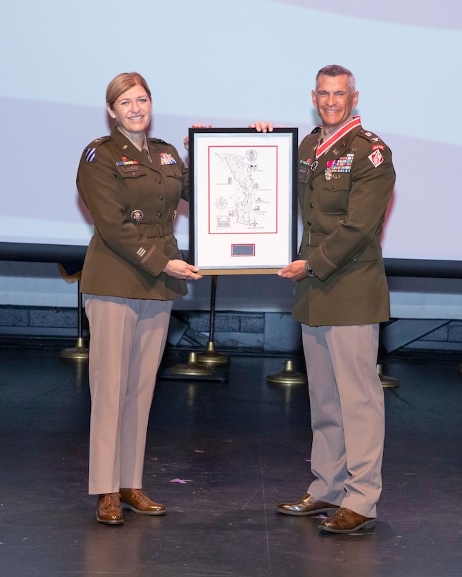 In a Change of Command Ceremony held on July 11, at the Crosstown Concourse Theater in Memphis, Col. John L. Morrow assumed command of the U.S. Army Corps of Engineers Memphis District.  Mississippi Valley Division Commander and Mississippi River Commission President Maj. Gen. Kimberly A. Peeples presided over the ceremony. 

The change of command ceremony is a military tradition that formally signifies the transfer of authority and responsibility from one commanding officer to another, symbolized through the passing of the unit’s colors or flag.