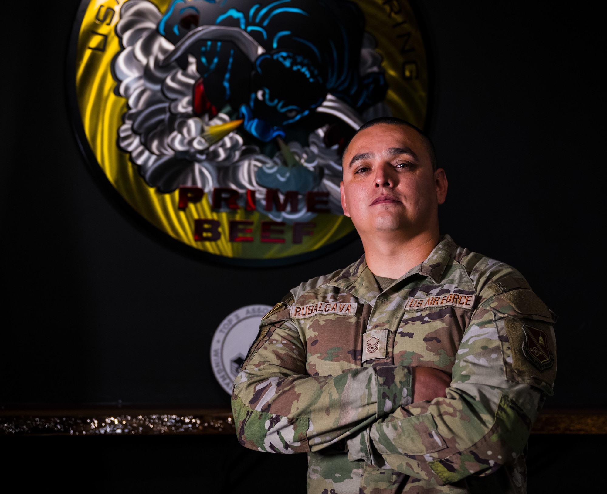 Master Sgt. Phillip Rubalcava, 316th Civil Engineer Squadron Prime Base Engineer Emergency Force superintendent poses for a photo.