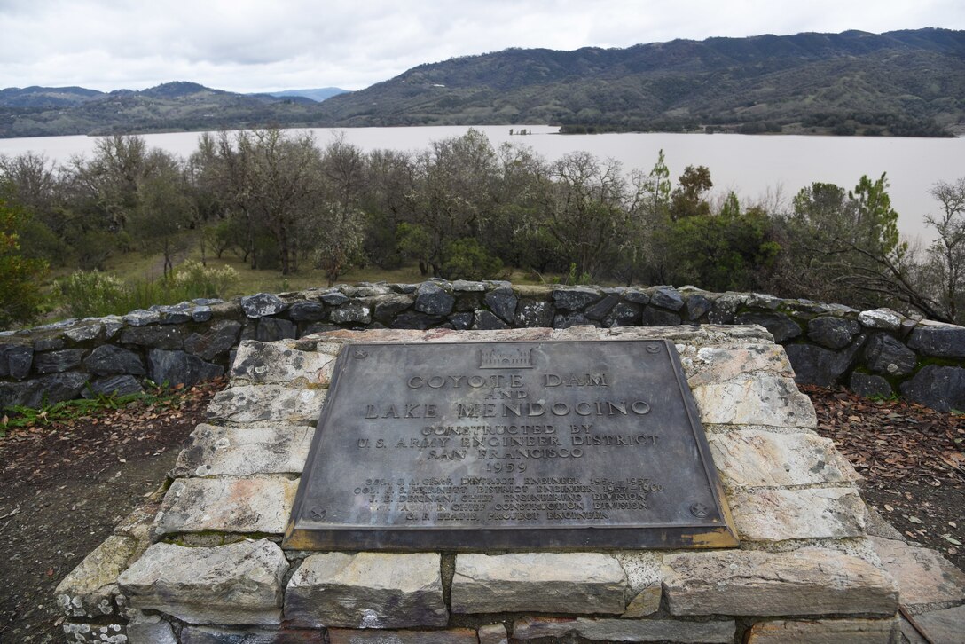Lake Mendocino has a flood storage capacity of 122,400 acre-feet and a total surface area of 1,822 acres.