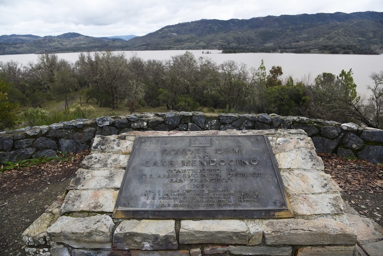 Lake Mendocino has a flood storage capacity of 122,400 acre-feet and a total surface area of 1,822 acres.
